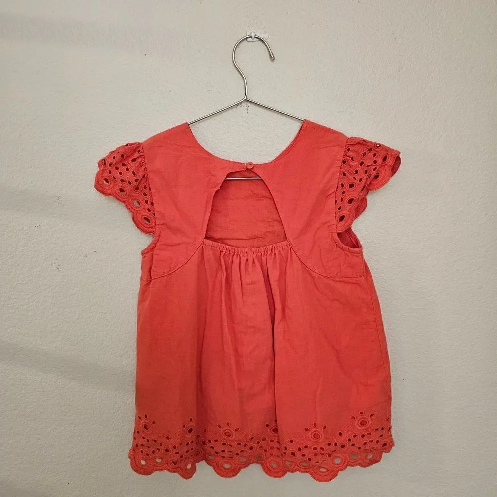 Gymboree Coral Lace Dress Sz 8